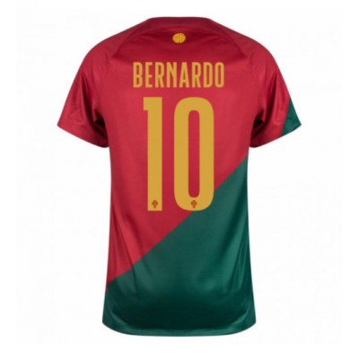 Moški Nogometni dresi Portugalska Bernardo Silva #10 Domači SP 2022 Kratek Rokav